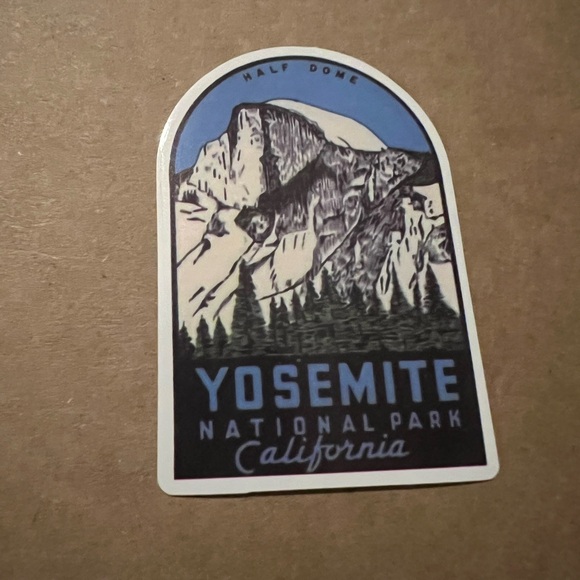 Yosemite Park Outdoor Adventure Journey Wander Traveler Explore Sticker - Picture 11 of 11